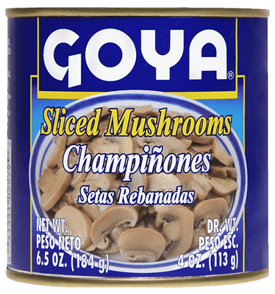 Sliced Mushrooms